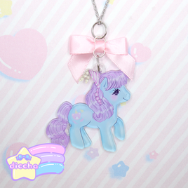 ♡ party pony necklace PREORDER ♡