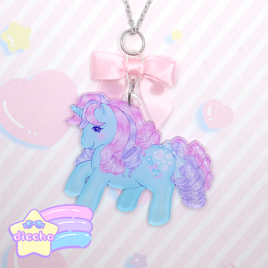 ♡ soap bubbles pony necklace PREORDER ♡