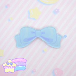 ♡ bow brooch - blue ♡