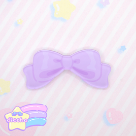 ♡ bow brooch - purple ♡