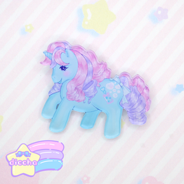 ♡ soap bubbles pony brooch ♡