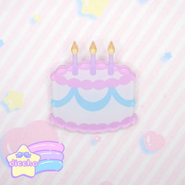 ♡ vanilla birthday cake brooch PREORDER ♡