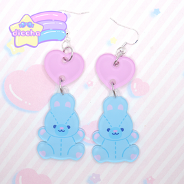 ♡ baby bunny earrings ♡