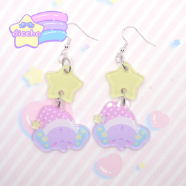 ♡ sleepy ellie earrings PREORDER ♡