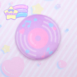 ♡ squishy record badge ♡