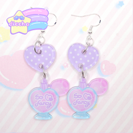♡ fancy perfume earrings ♡
