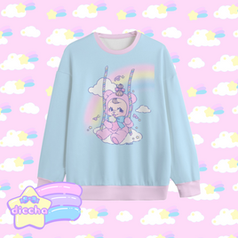 ♡ celestial swing sweatshirt ♡