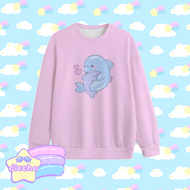♡ mama dolphin sweatshirt ♡