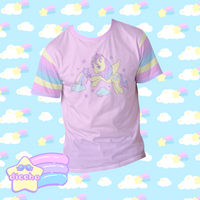 
              ♡ magic pegasus cotton tee - pink ♡
            