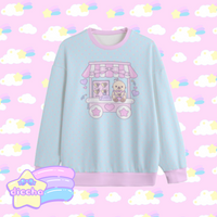 
              ♡ crepe cart sweatshirt ♡
            