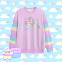 
              ♡ magic pegasus sweatshirt - pink ♡
            