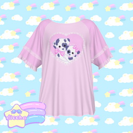 ♡ mama pup frilly tee ♡