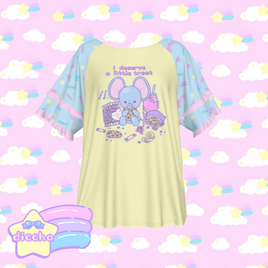 ♡ i deserve a little treat frilly tee ♡