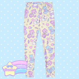 ♡ magical pets leggings - yellow ♡