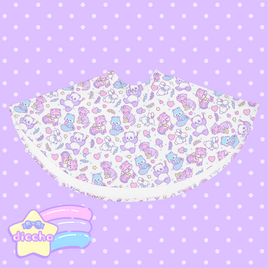 ♡ magical pets skirt - white ♡