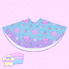♡ space cuties skirt - blue ♡