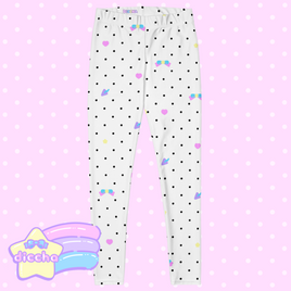 ♡ fancy polka dots leggings ♡