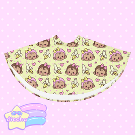 ♡ hungry monke skirt - yellow ♡