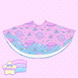 ♡ space cuties skirt - pink ♡