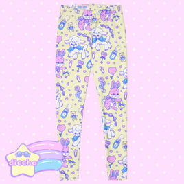 ♡ nursery cuties leggings - yellow ♡