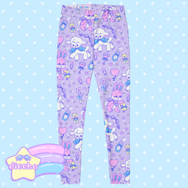 ♡ nursery cuties leggings - purple ♡