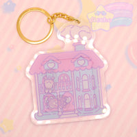 
              ♡ dollhouse shaker acrylic keychain ♡
            