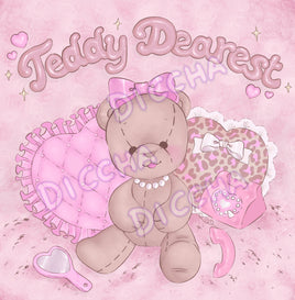 ♡ teddy dearest art print PREORDER ♡