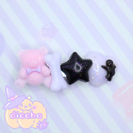 ♡ spooky ooky hairclip ♡