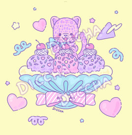 ♡ sweet-tooth cuties : leopard art print PREORDER ♡